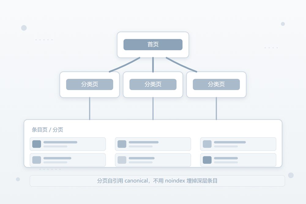 权重怎么分：首页、分类页、条目页和分页的链接策略