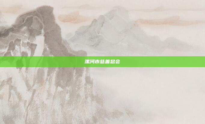 漯河市慈善总会