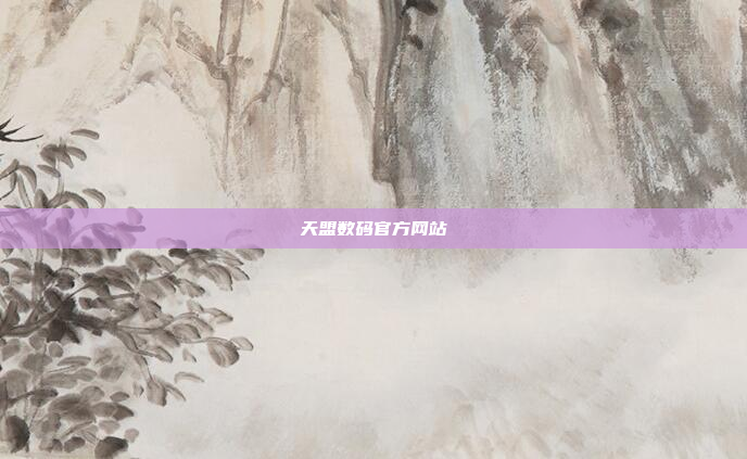 天盟数码官方网站