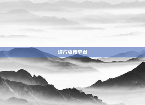 浩方电竞平台