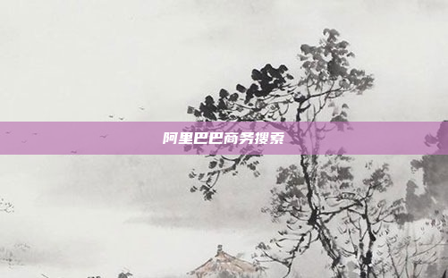 阿里巴巴商务搜索