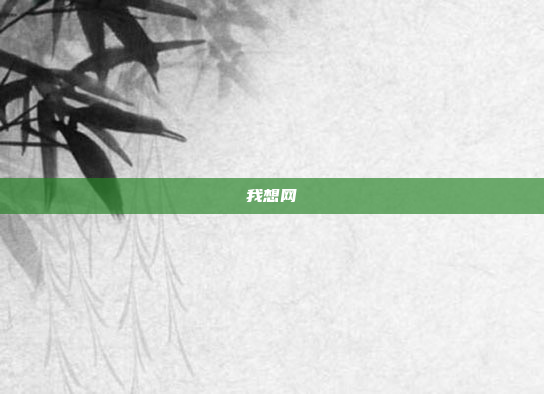 我想网