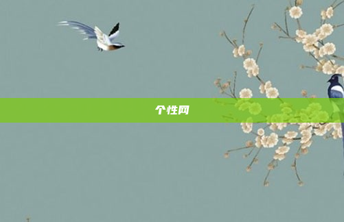 个性网