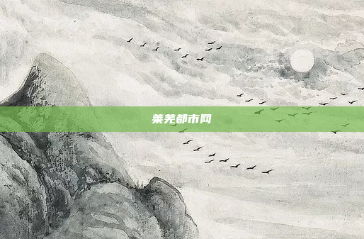 莱芜都市网