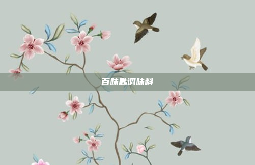 百味匙调味料