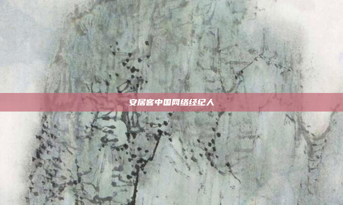 安居客中国网络经纪人