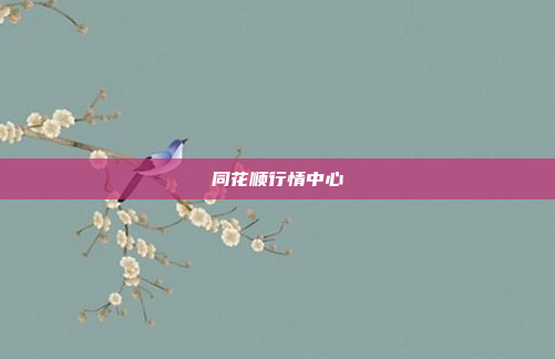 同花顺行情中心