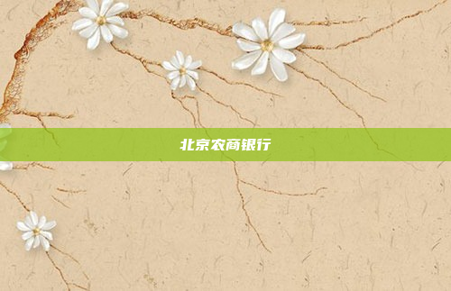 北京农商银行