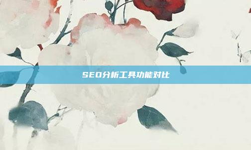 SEO分析工具功能对比