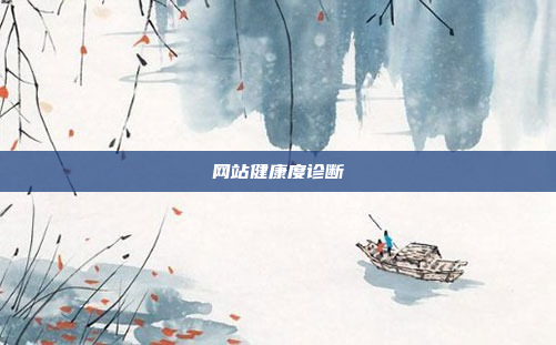 网站健康度诊断