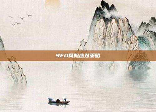 SEO风险应对策略