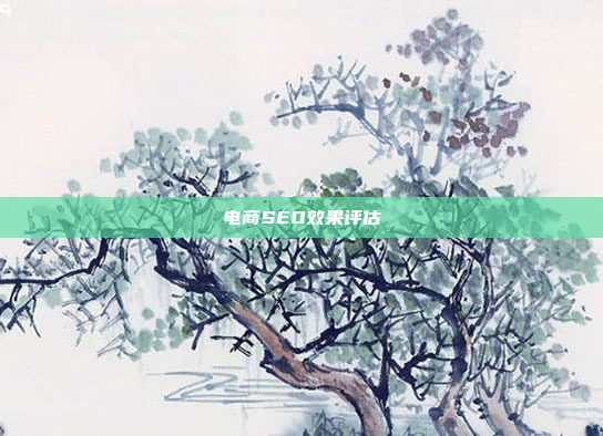 电商SEO效果评估