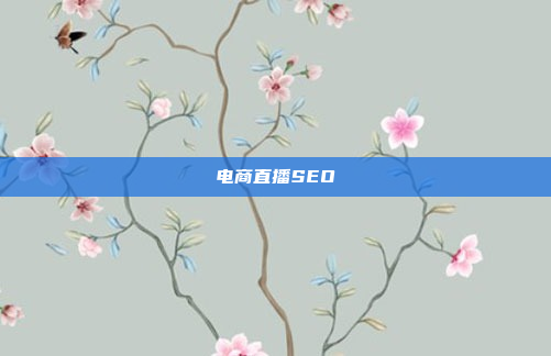 电商直播SEO