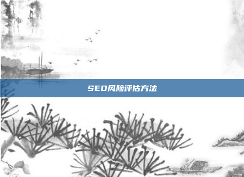 SEO风险评估方法