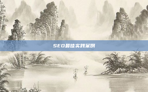 SEO最佳实践案例