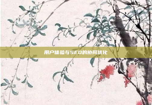 用户体验与SEO的协同优化