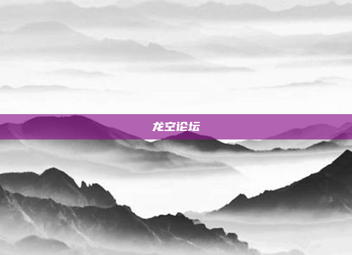 龙空论坛