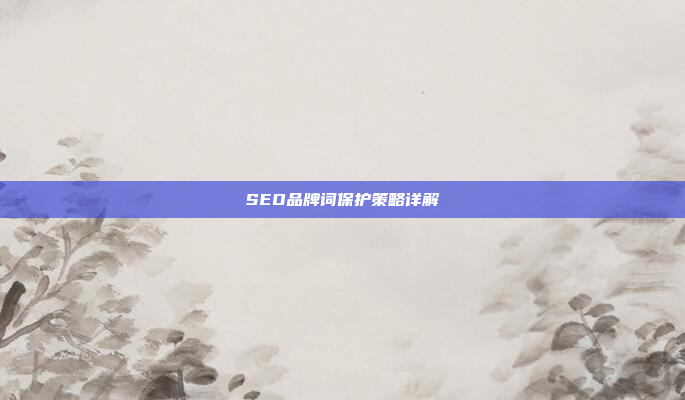 SEO品牌词保护策略详解