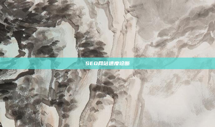 SEO网站速度诊断