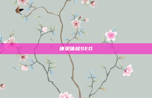 康贝体检SEO