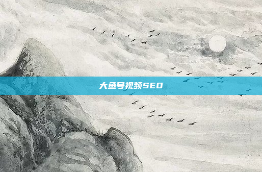 大鱼号视频SEO