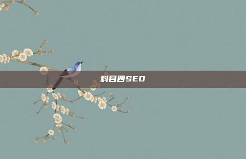 科目四SEO