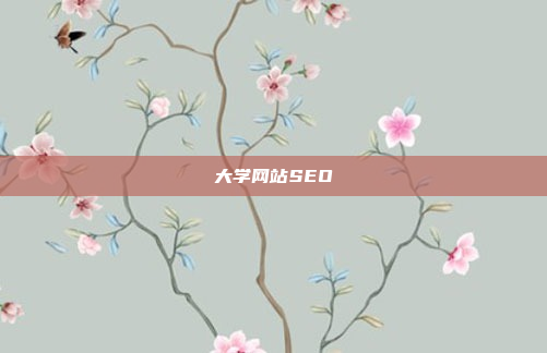 大学网站SEO