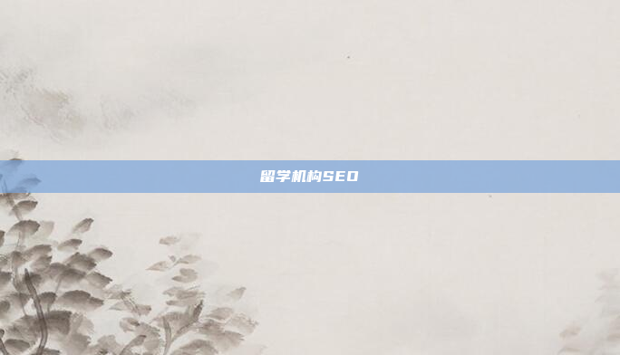 留学机构SEO