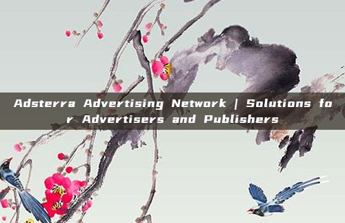 Adsterra Advertising Network | Solutions for Advertisers and Publishers
