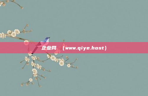 企业网 （www.qiye.host）