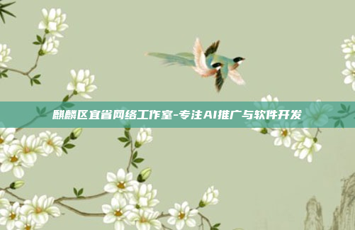 麒麟区宜省网络工作室-专注AI推广与软件开发