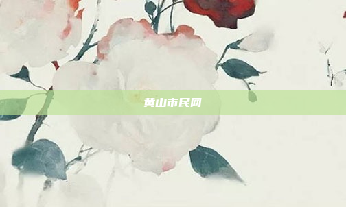 黄山市民网