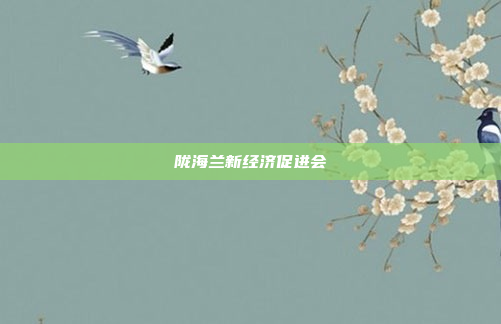 陇海兰新经济促进会