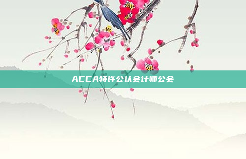 ACCA特许公认会计师公会