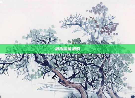搜狗微信搜索