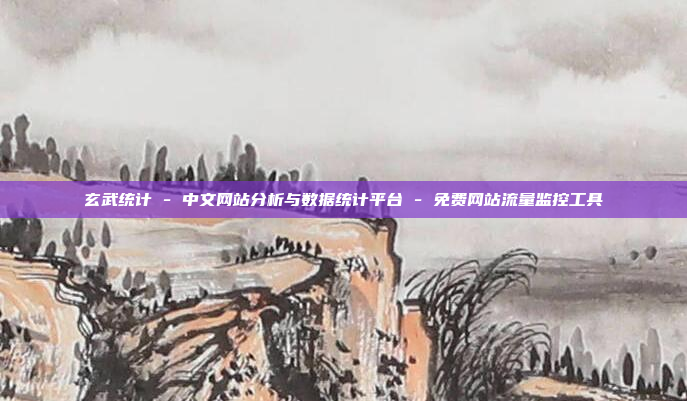 玄武统计 - 中文网站分析与数据统计平台 - 免费网站流量监控工具