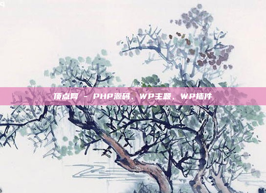 顶点网 - PHP源码、WP主题、WP插件