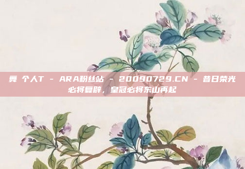 舞嗏个人T - ARA粉丝站 - 20090729.CN - 昔日荣光必将复辟,皇冠必将东山再起