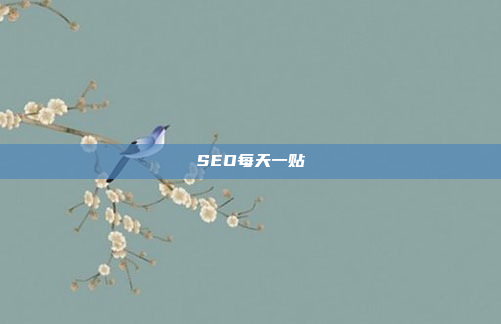 SEO每天一贴