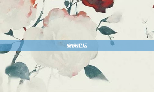 安庆论坛