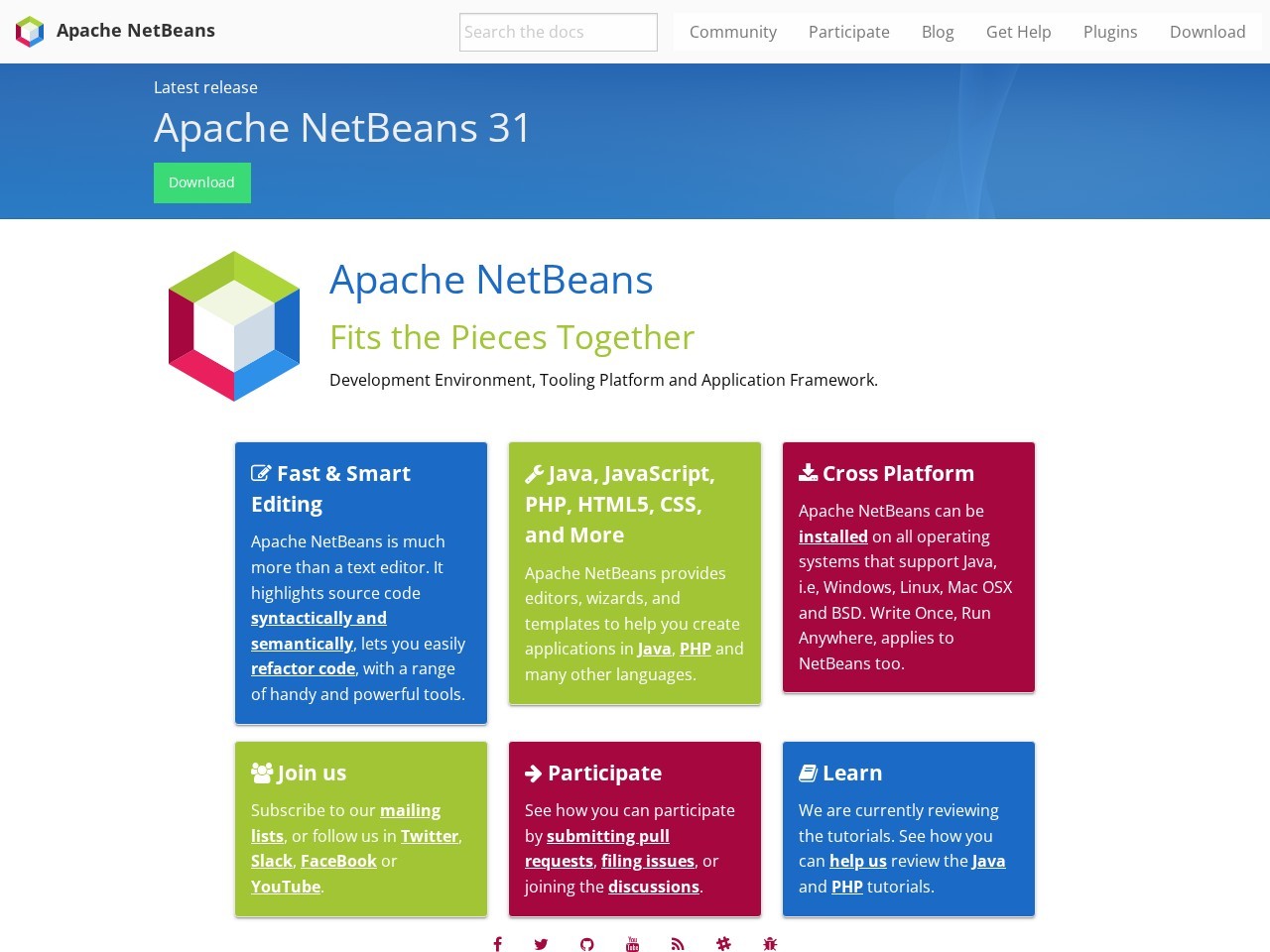 Welcome to Apache NetBeans